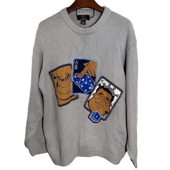 Goodboy‎ GB Winter War Selection Hip Hop Sweater Mens Size XL *Stain* - Picture 1 of 6